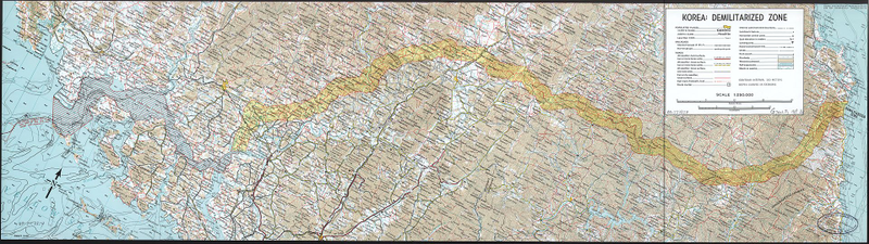Vista en el mapa de la DMZ. Wikimedia Commons